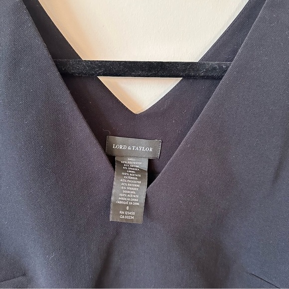 LORD & Taylor-Boxy Shift Dress With Hidden Front Pocket (Size:6) - Picture 11 of 12